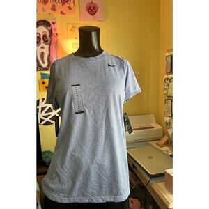 The Nike Tee in Blue DRI-FIT